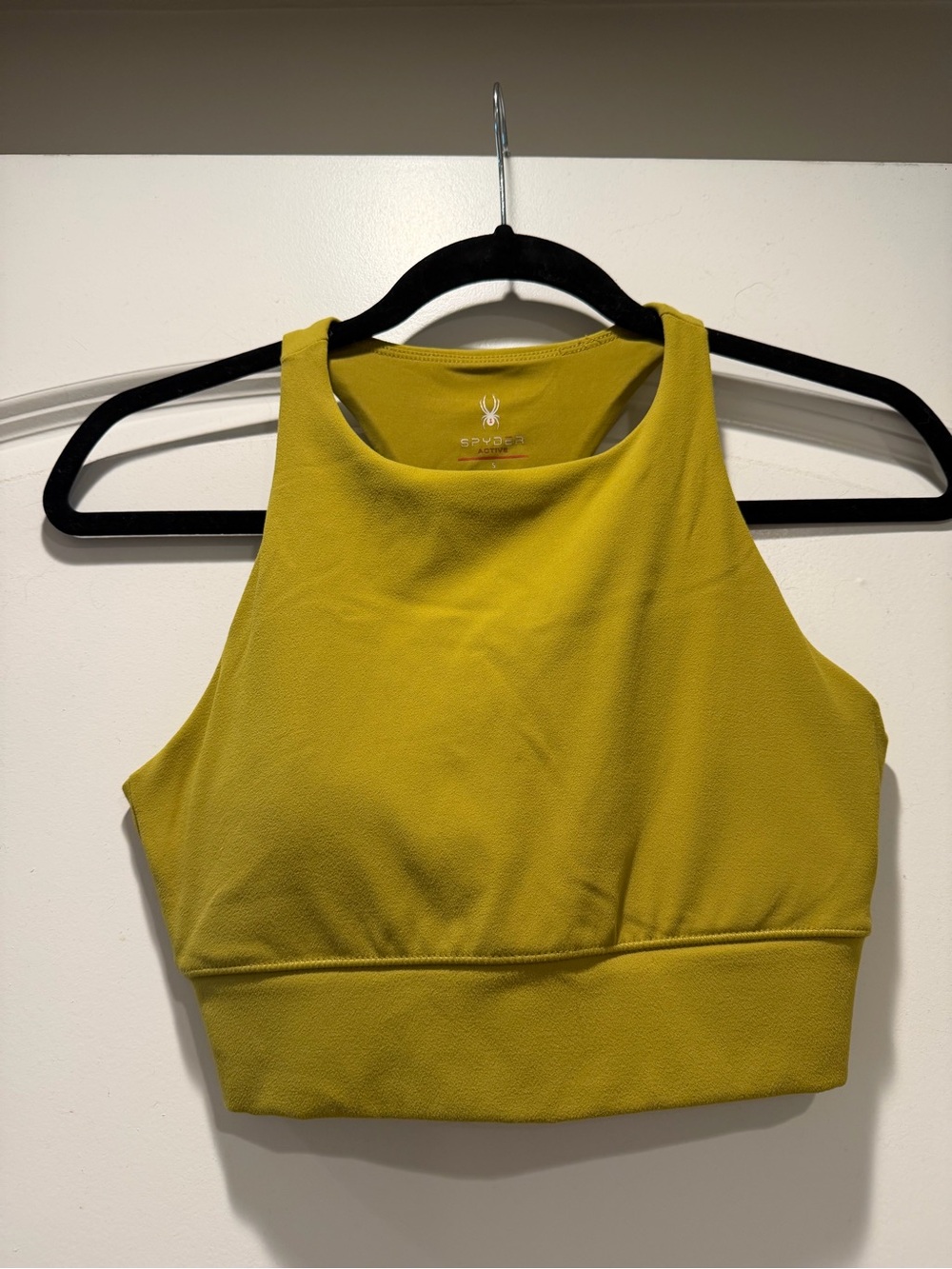 Spyder Yellow Active Racerback Tank - Picture 1 of 6